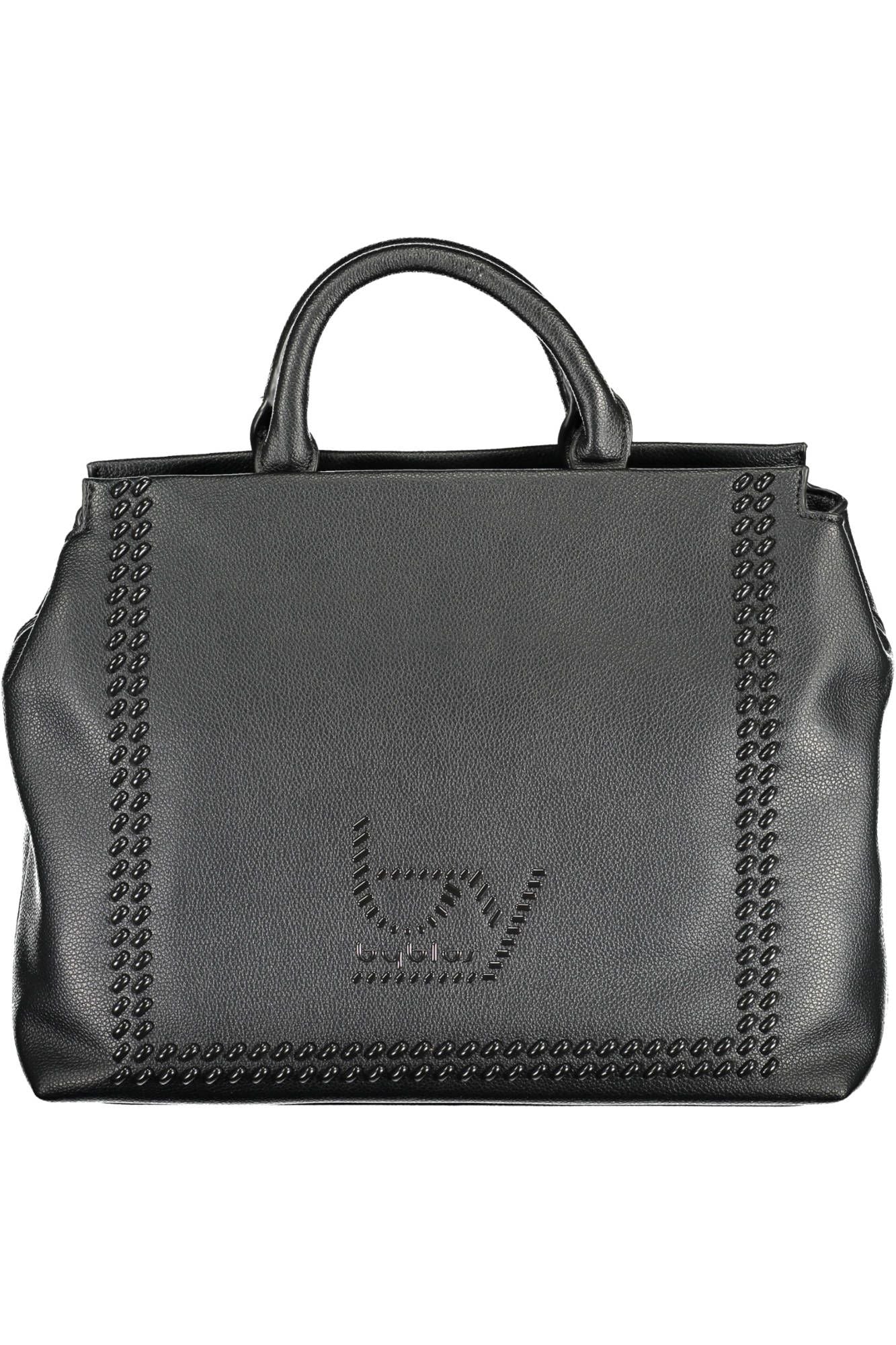 Black Polyethylene Women Handbag