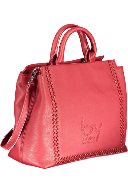  - Red Polyethylene Women Handbag