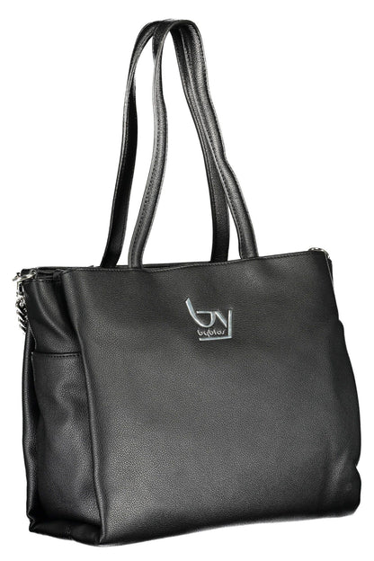  - Black Polyethylene Women Handbag