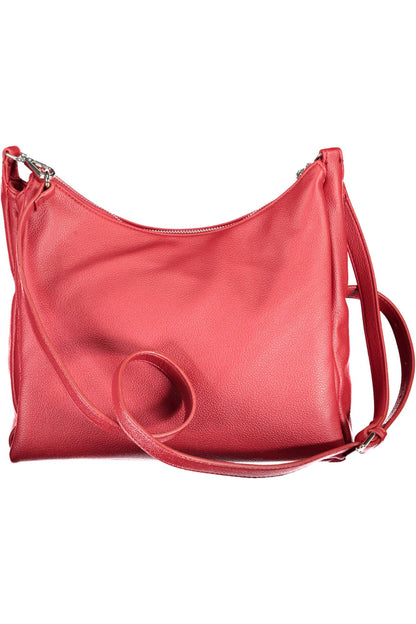  - Red Polyethylene Women Handbag