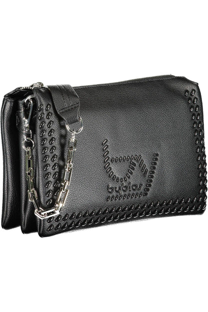  - Black Polyethylene Women Handbag