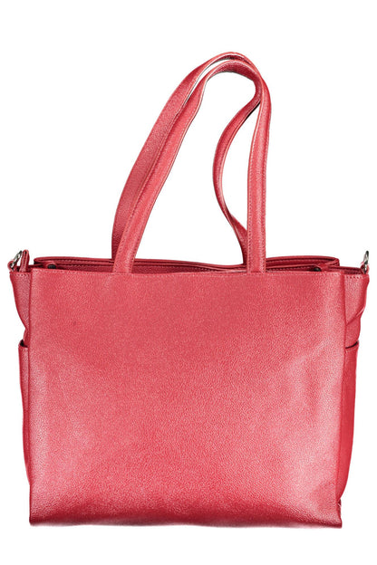  - Red Polyethylene Women Handbag