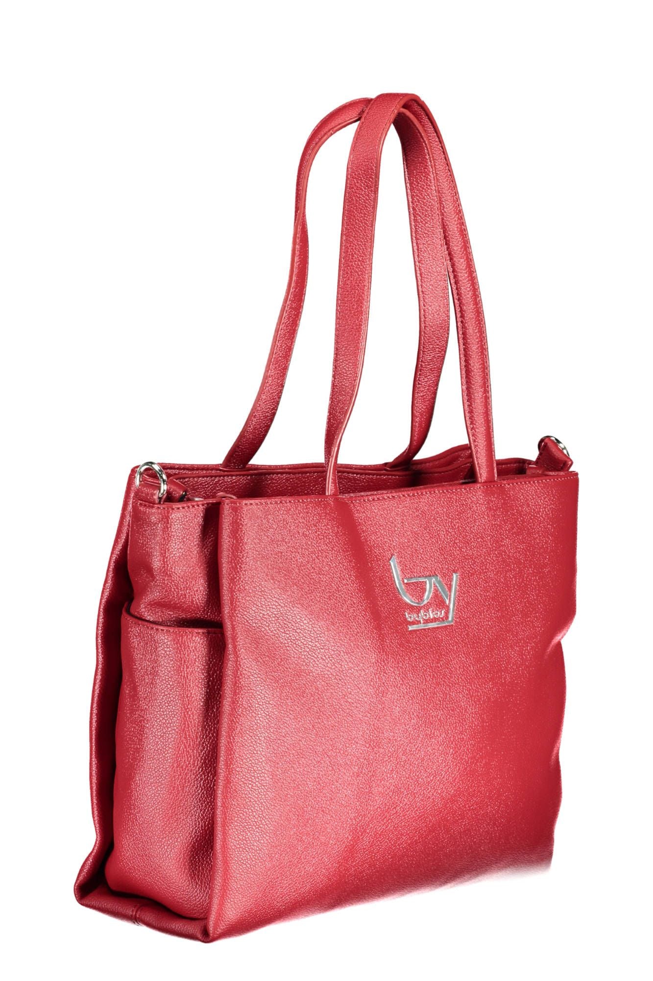  - Red Polyethylene Women Handbag