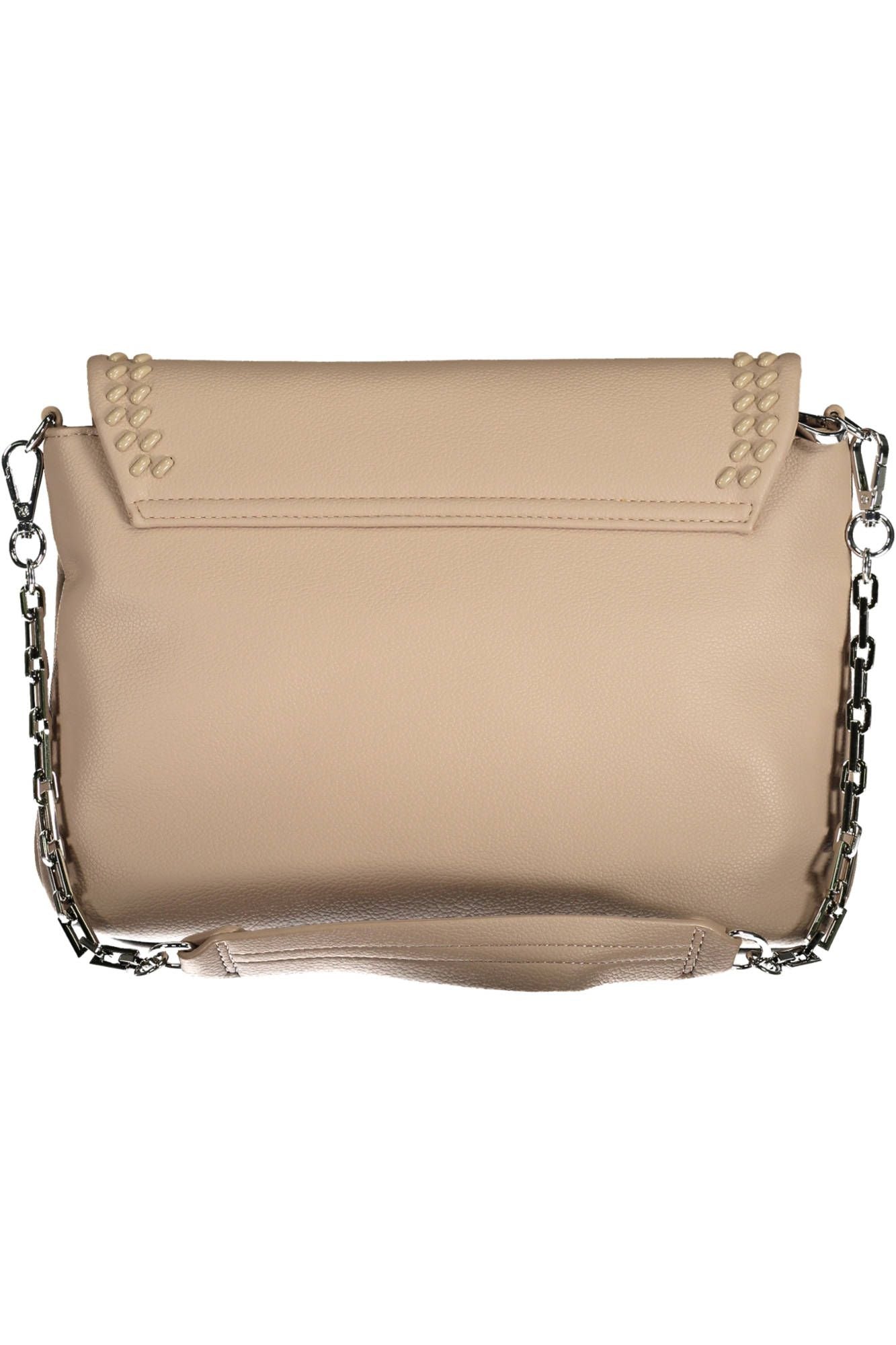  - Beige Polyethylene Women Handbag