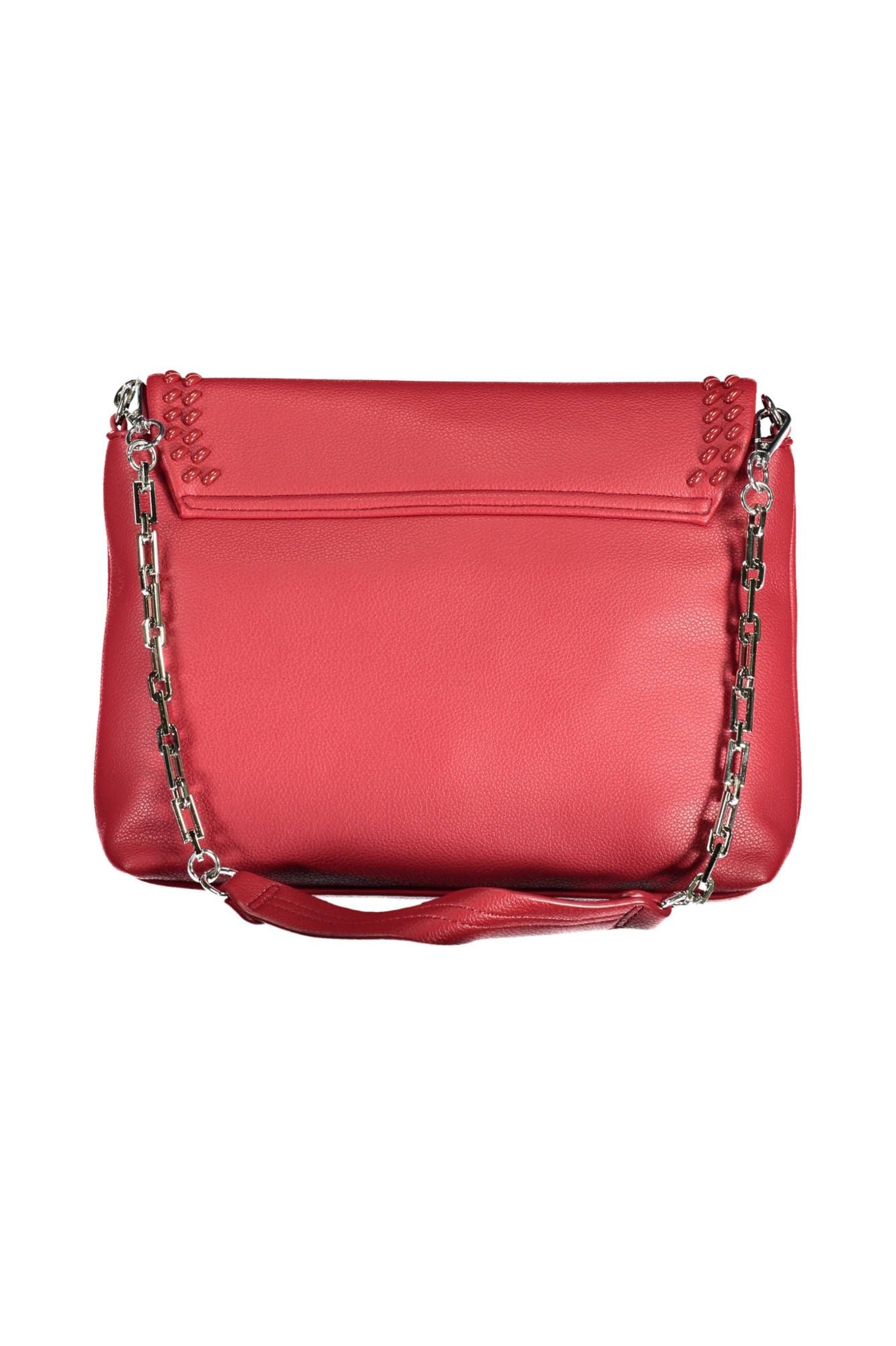  - Red Polyethylene Women Handbag