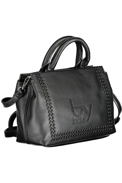  - Black Polyethylene Women Handbag