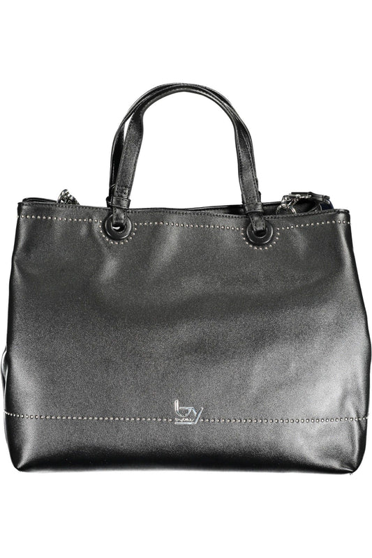  - Black Polyethylene Women Handbag