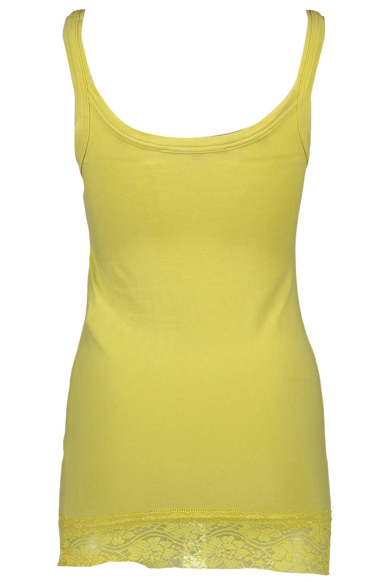  - Yellow Cotton Women Top