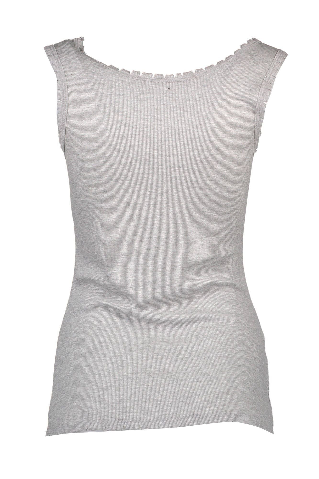  - Gray Viscose Women Top