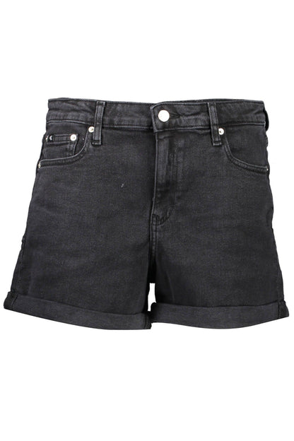 Black Cotton Women Shorts - The Luxe Alliance