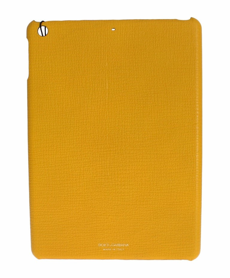  - Chic Yellow Leather Tablet Case