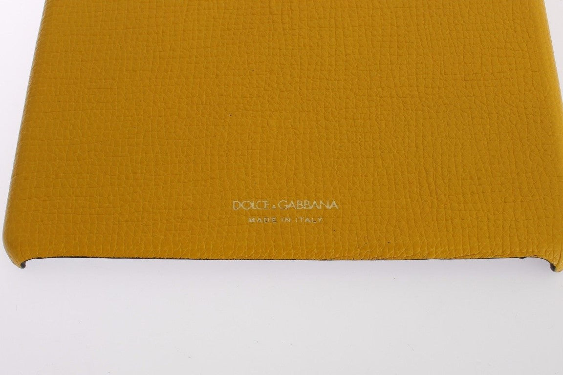  - Chic Yellow Leather Tablet Case