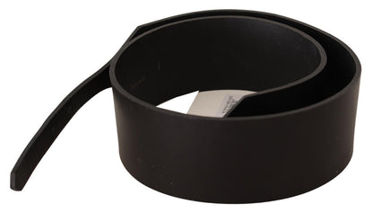  - Chic Leather Fashion Belt with Silver-Tone Buckle