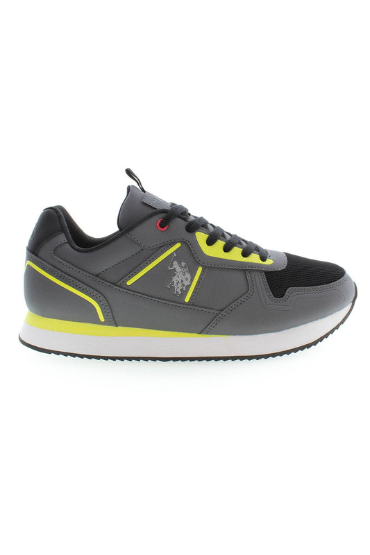  - Gray Polyester Men Sneaker