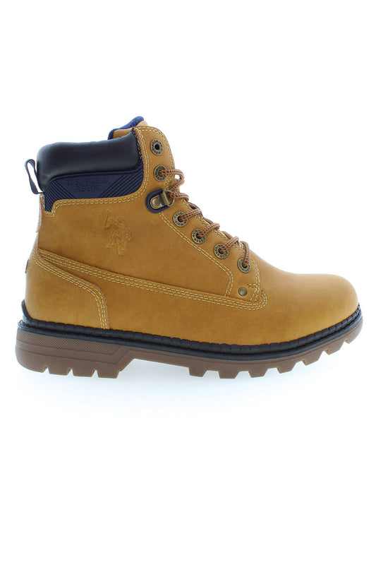  - Beige Polyester Men Boot