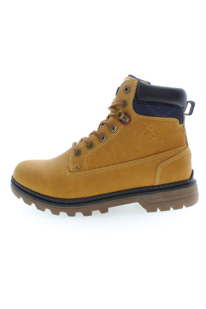  - Beige Polyester Men Boot