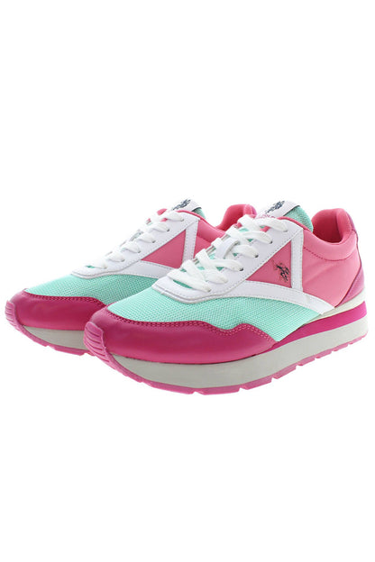  - Pink Polyester Women Sneaker