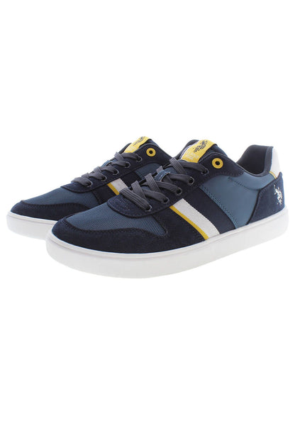  - Blue Polyester Men Sneaker