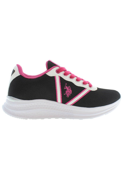  - Black Polyester Women Sneaker