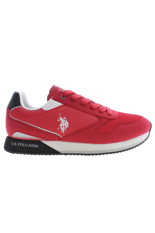  - Red Polyester Men Sneaker