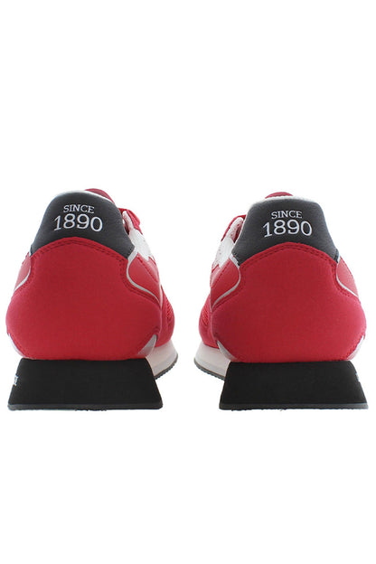  - Red Polyester Men Sneaker