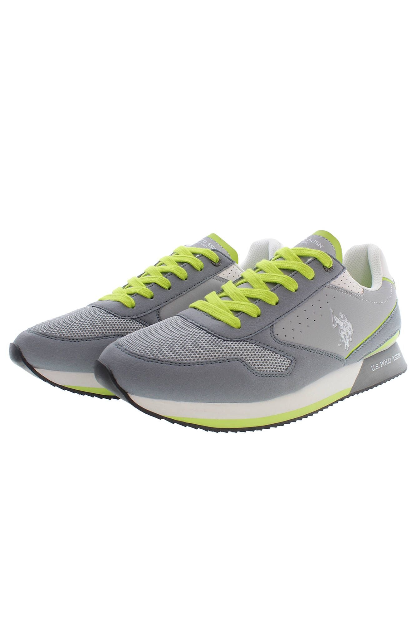  - Gray Polyester Men Sneaker