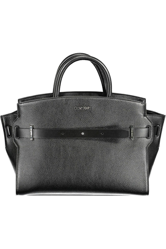 Black Polyethylene Women Handbag - The Luxe Alliance