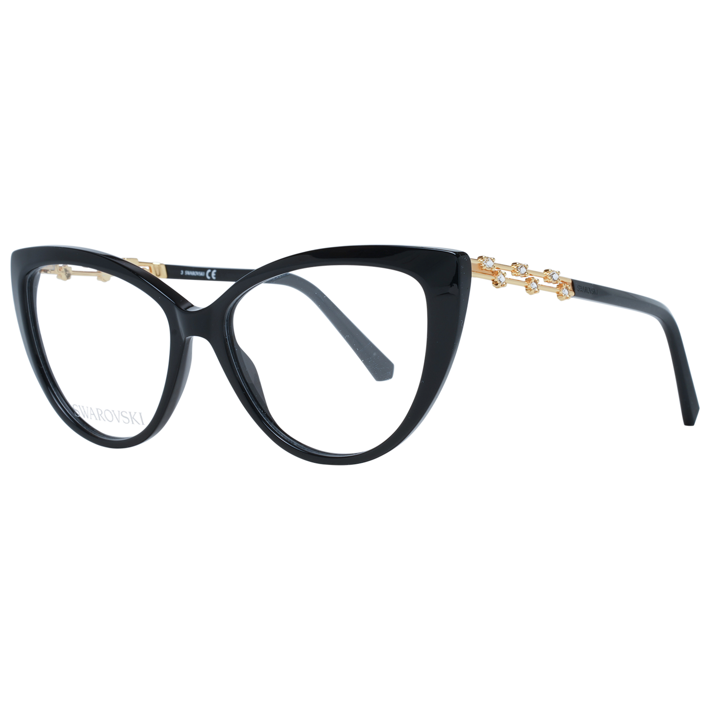  - Elegant Black Cat Eye Designer Eyeglasses