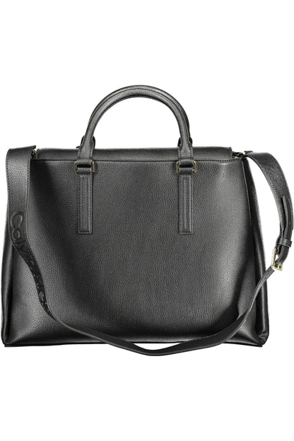 Black Polyester Women Handbag - The Luxe Alliance