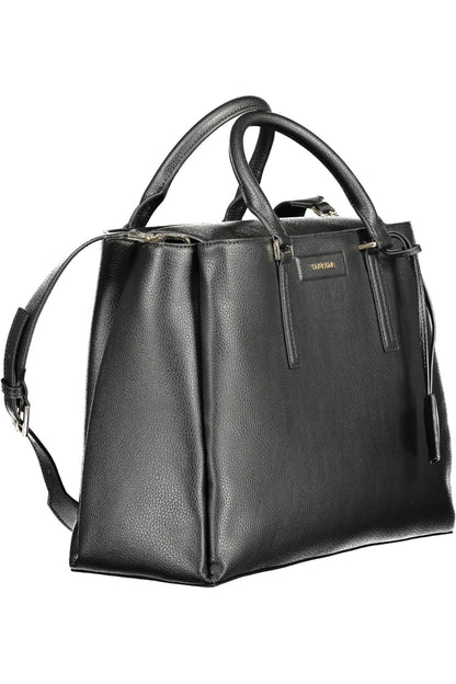 Black Polyester Women Handbag - The Luxe Alliance