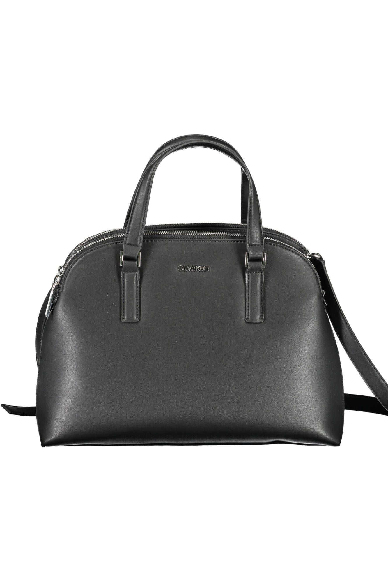  - Black Polyester Women Handbag