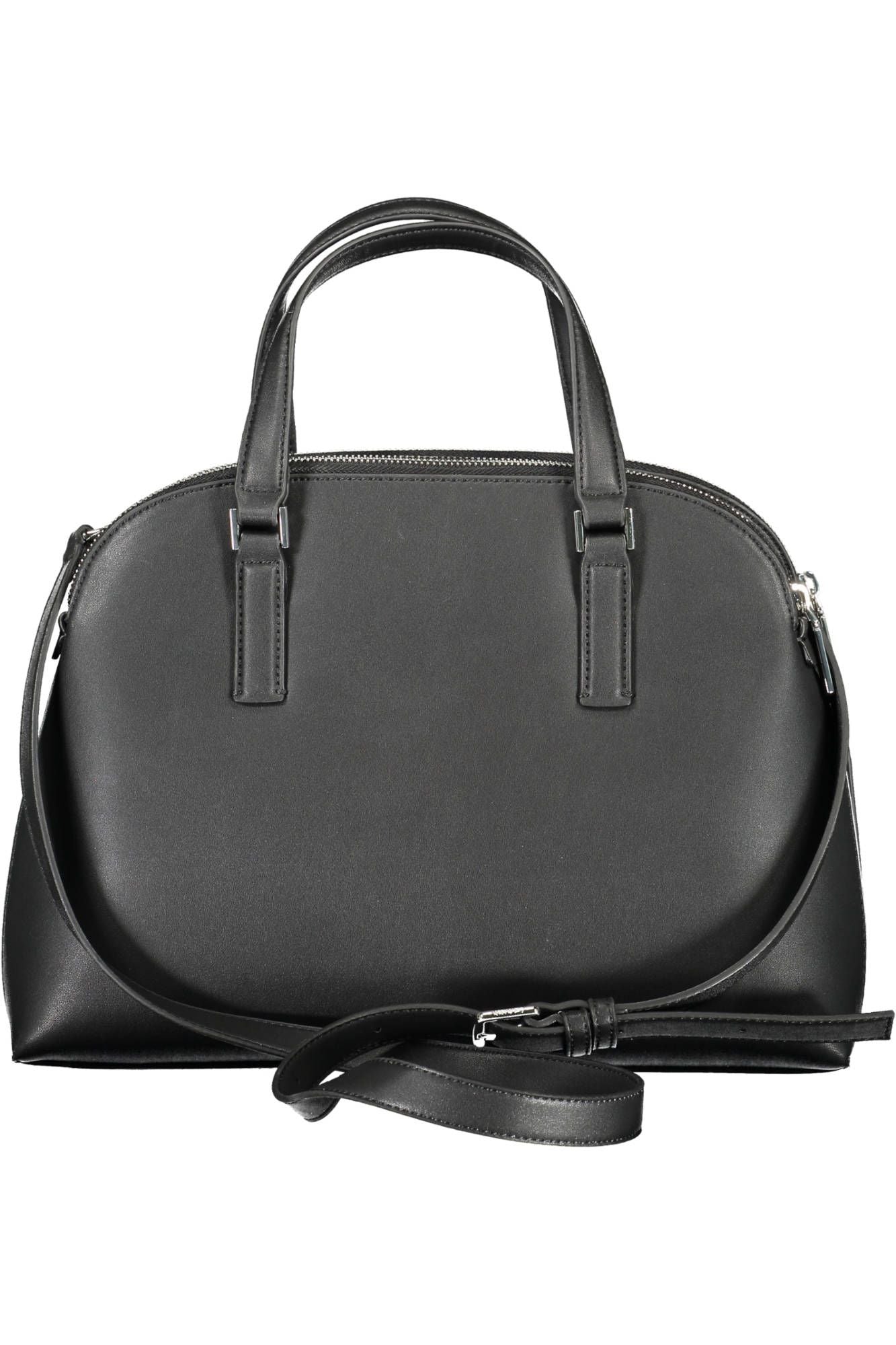  - Black Polyester Women Handbag