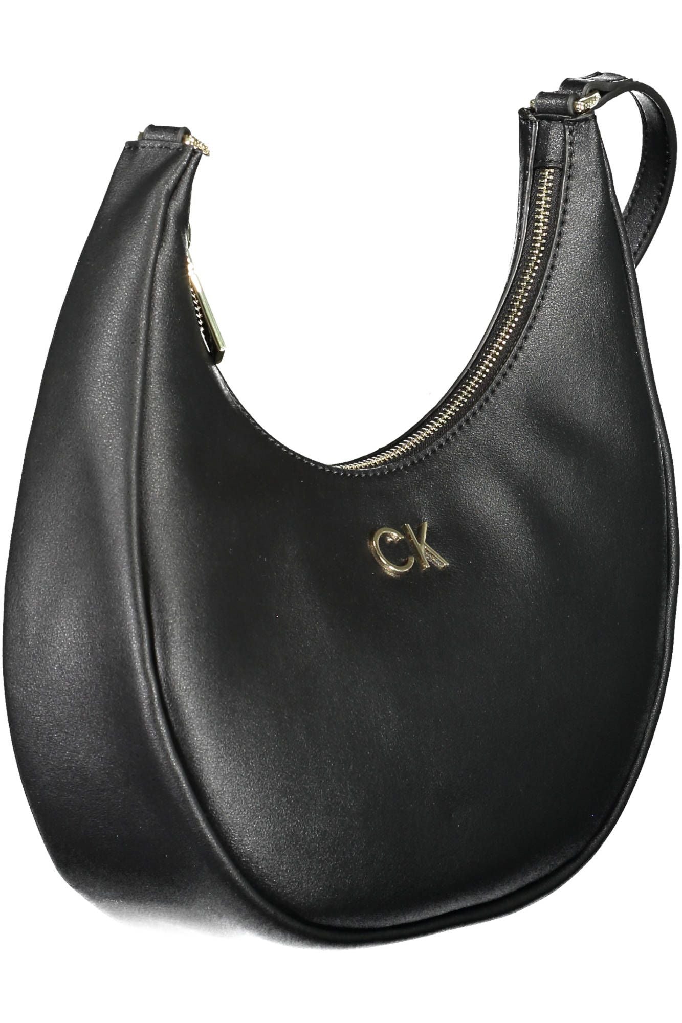  - Black Polyester Women Handbag