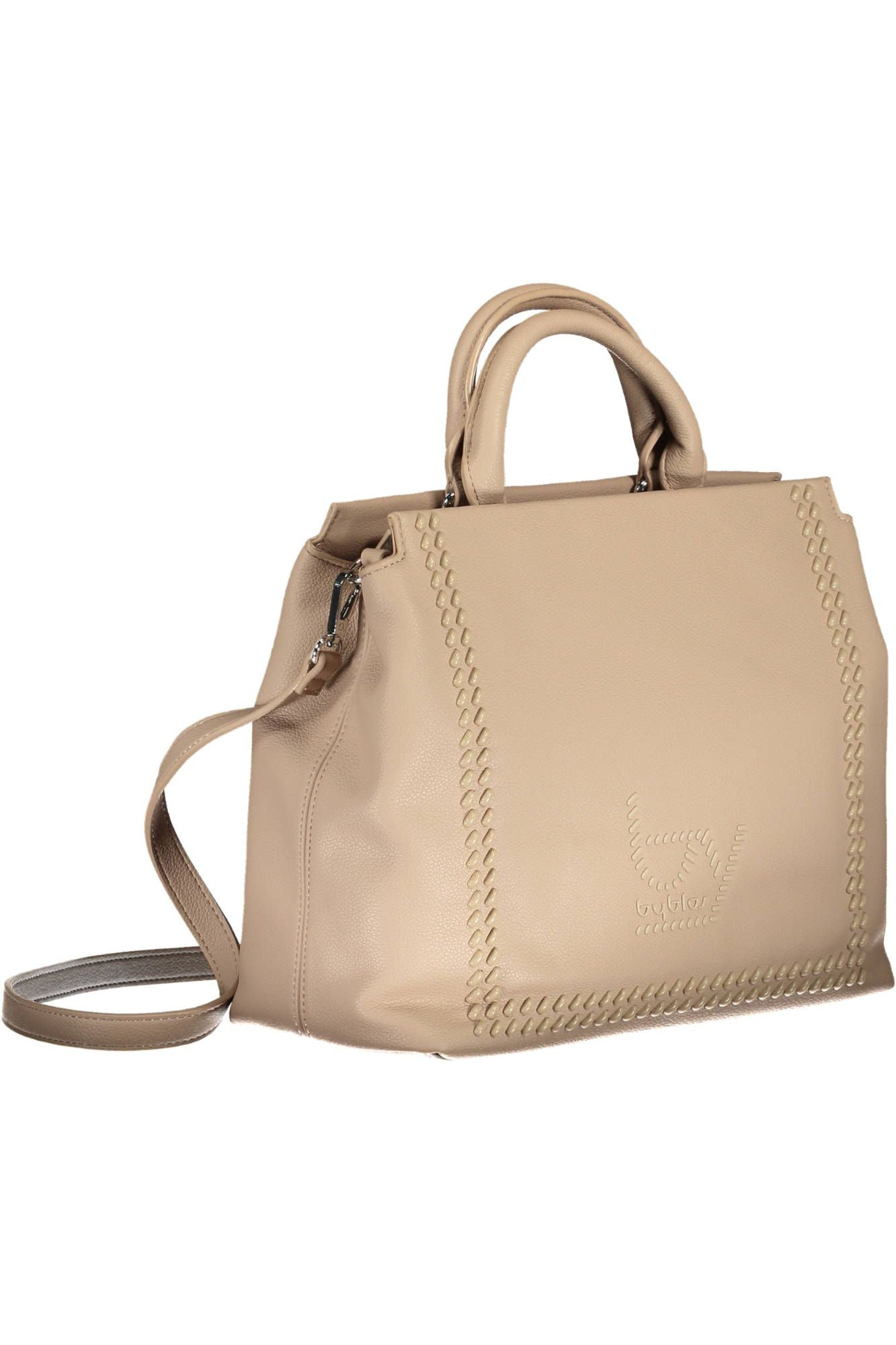  - Beige Polyethylene Women Handbag