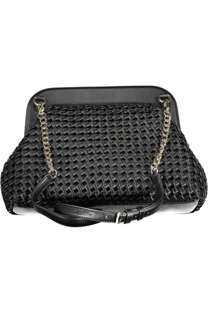  - Black Polyethylene Women Handbag