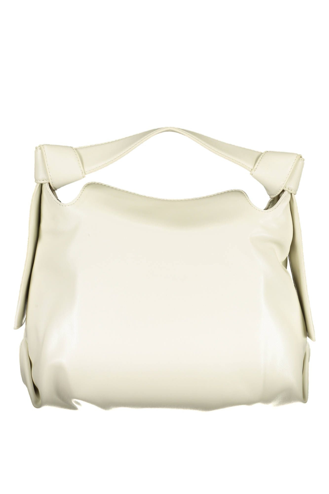  - Beige Polyester Women Handbag