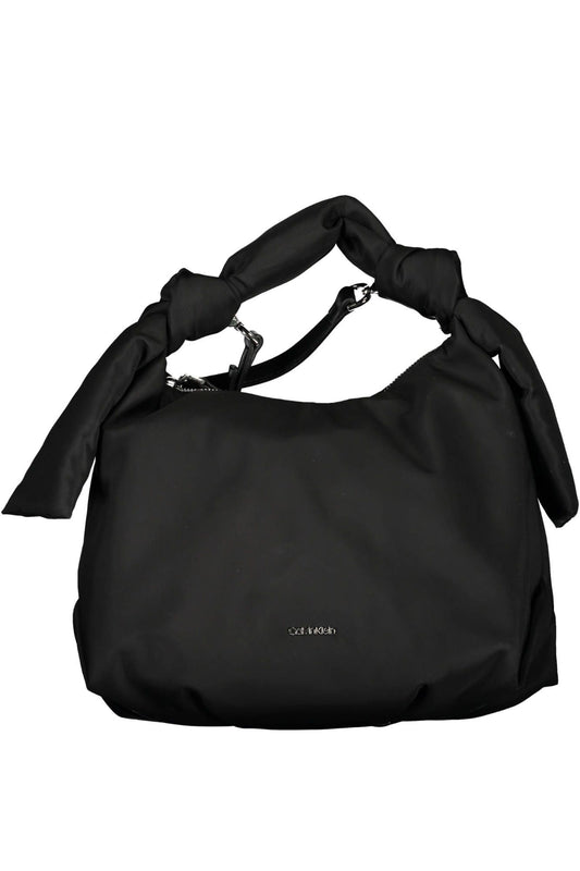  - Black Polyester Women Handbag