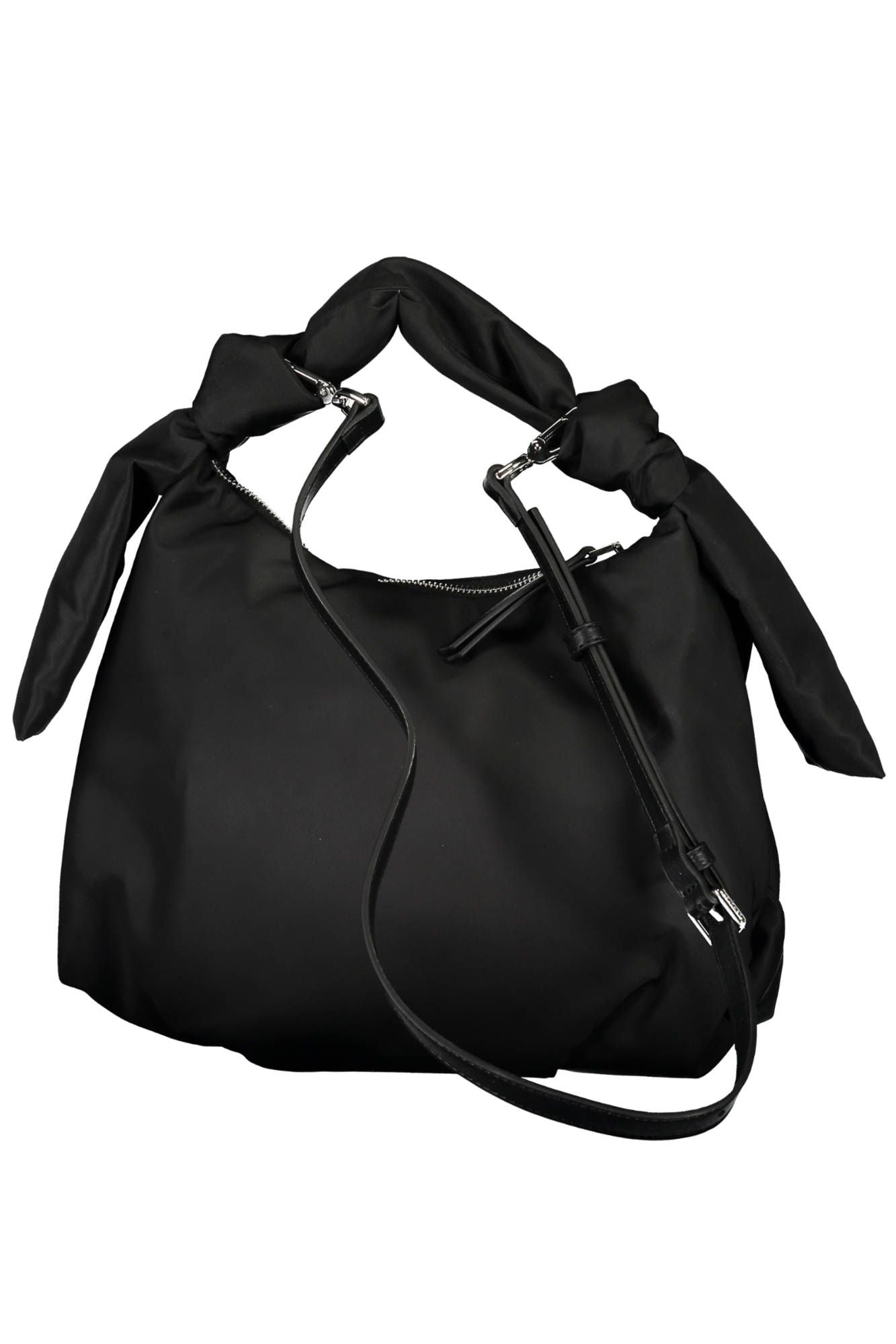  - Black Polyester Women Handbag