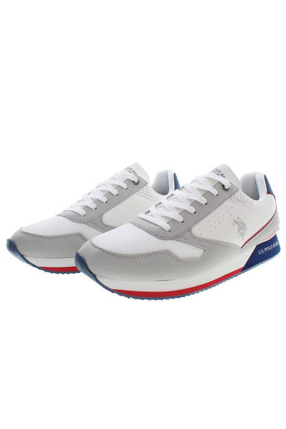  - White Polyester Men Sneaker