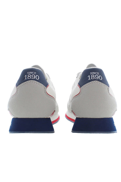  - White Polyester Men Sneaker