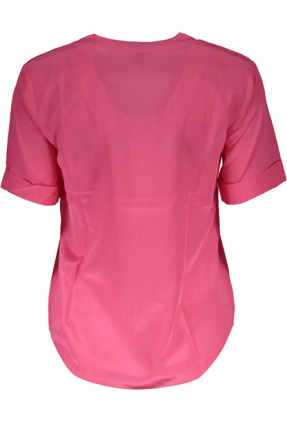  - Pink Silk Women TShirt