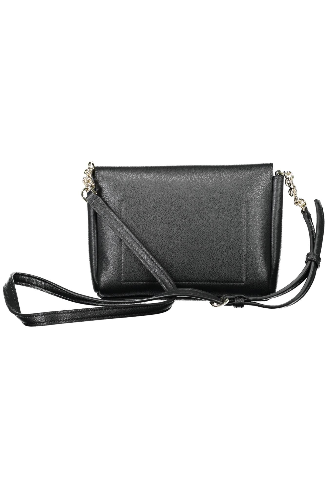 Black Polyethylene Women Handbag