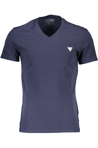 Blue Cotton Men T-Shirt - The Luxe Alliance