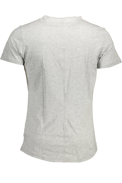 Gray Polyester Men T-Shirt - The Luxe Alliance