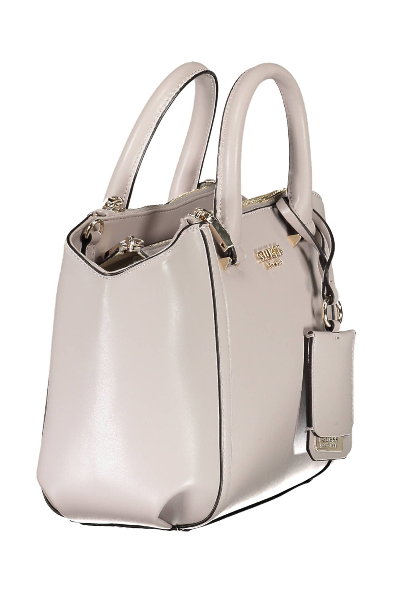  - Gray Polyethylene Women Handbag