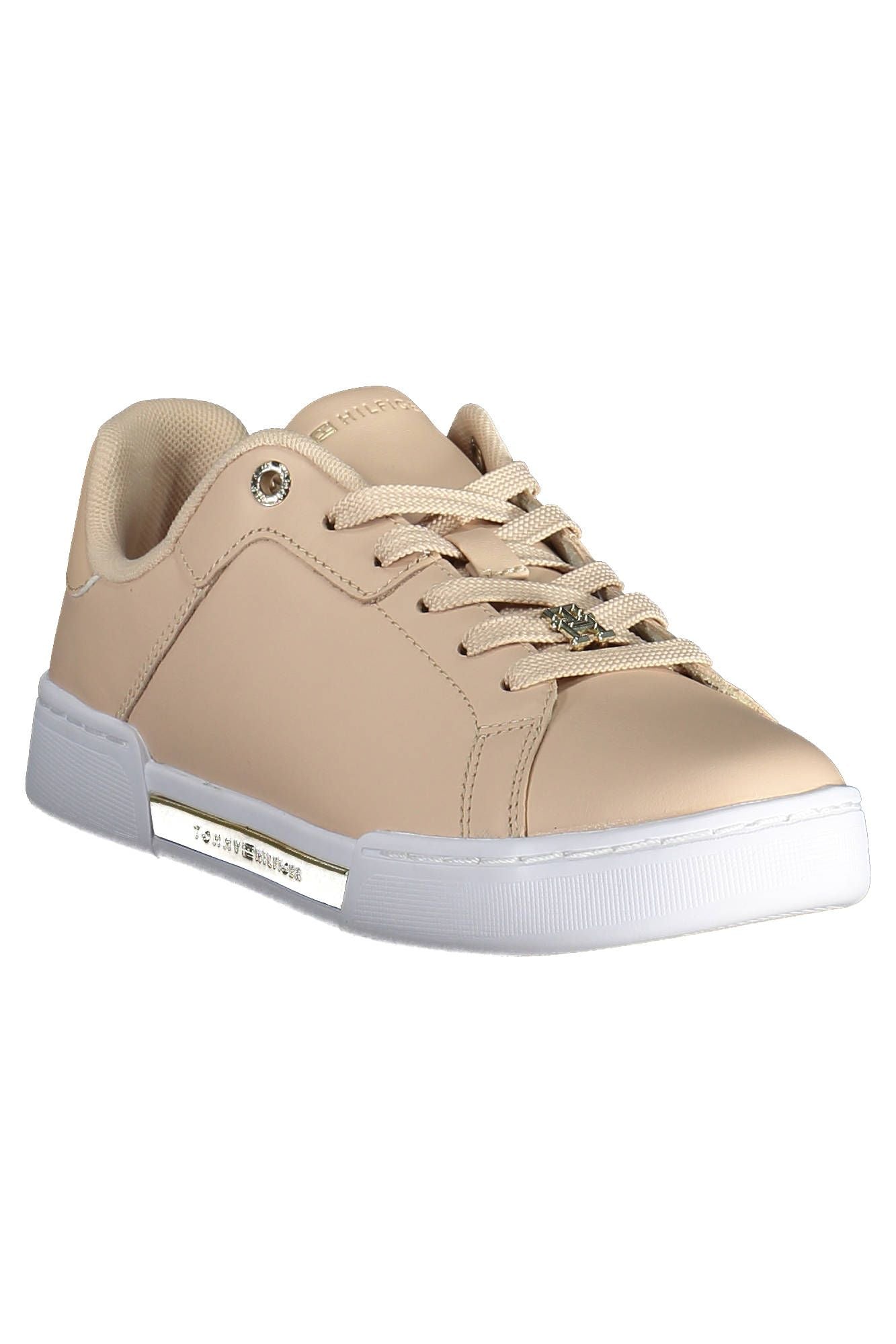 Pink Leather Women Sneaker - The Luxe Alliance