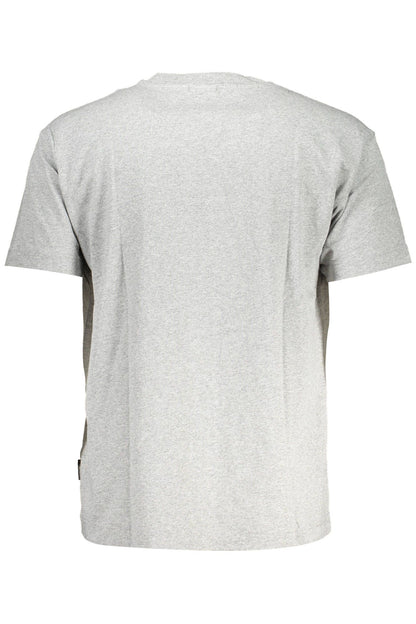 Gray Cotton Men T-Shirt - The Luxe Alliance