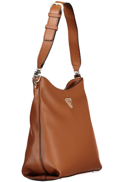  - Brown Polyethylene Women Handbag