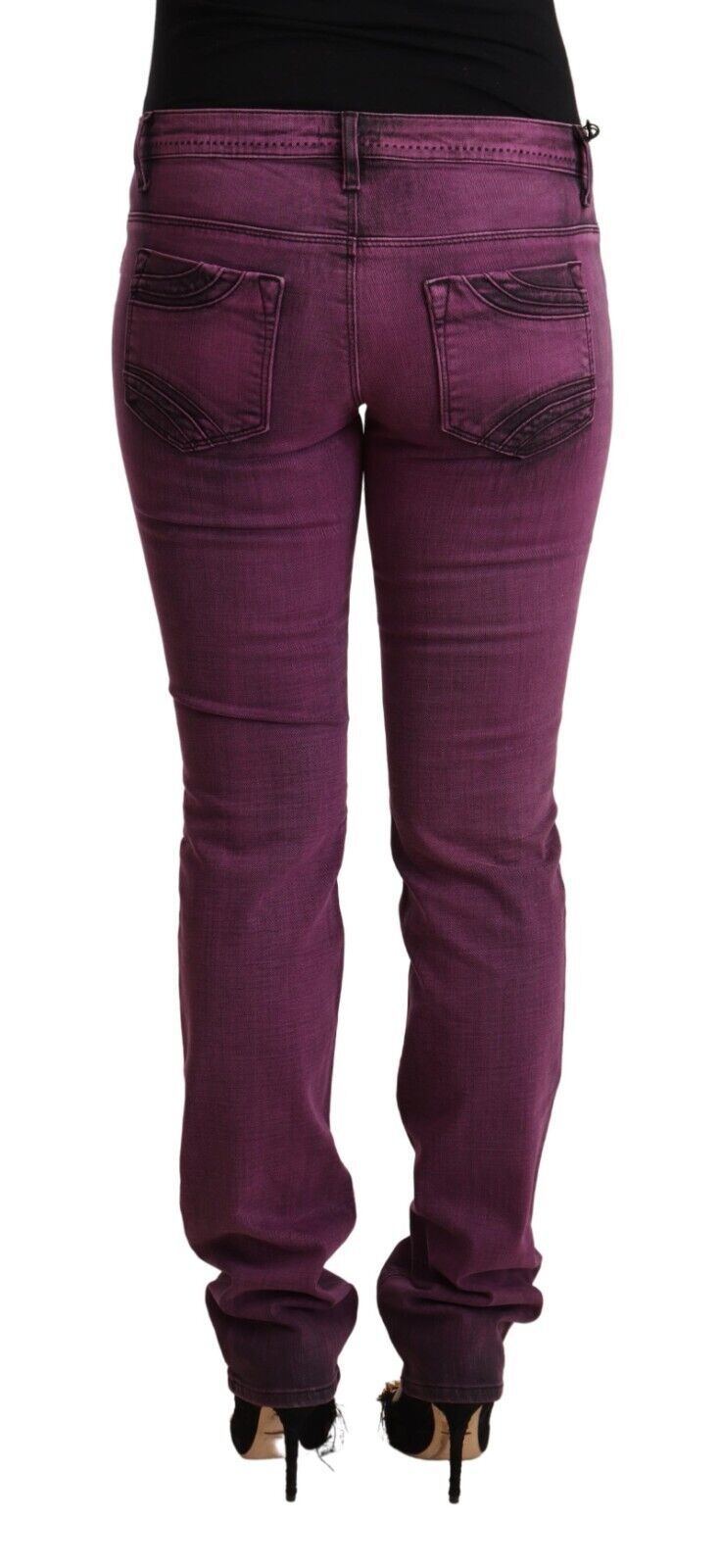  - Elegant Purple Slim Fit Denim Jeans