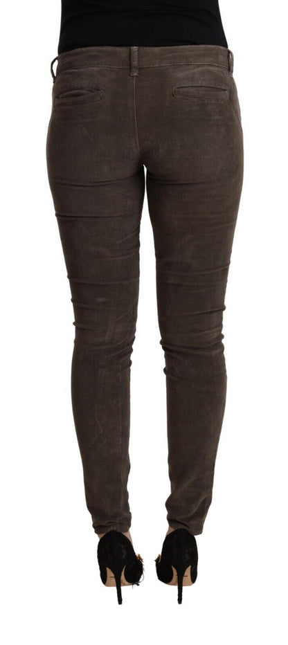  - Chic Slim Fit Brown Skinny Jeans